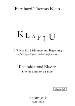 Kontrabass Solo Duo mit Klavier